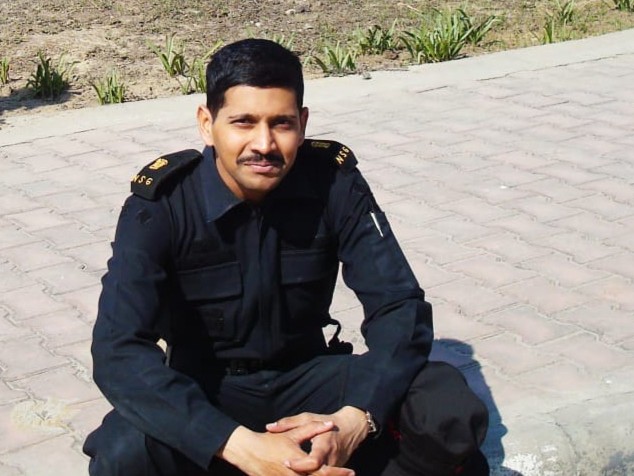Colonel Bhagavat Singh Bharat (Retd) in NSG uniform